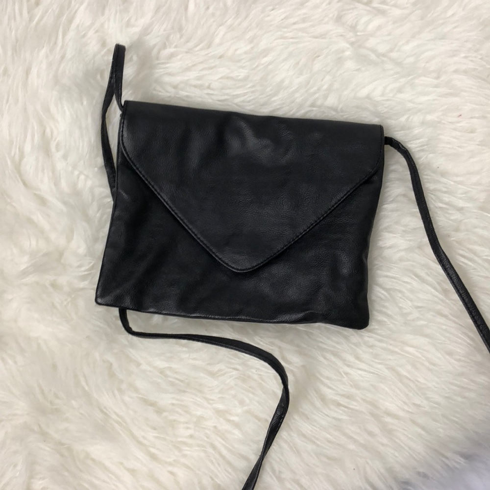 H&M black mini side purse